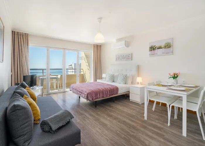 Da Rocha, 17 H, Frontal Sea View, Wonderful Studio, Air Conditioning, Two Pools, Internet, Parking - Jardins Da Rocha By Ig Apartman