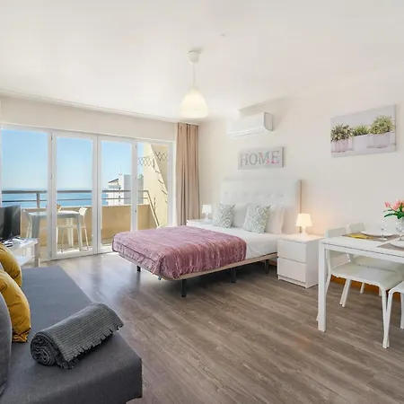 Da Rocha, 17 H, Frontal Sea View, Wonderful Studio, Air Conditioning, Two Pools, Internet, Parking - Jardins Da Rocha By Ig Apartament