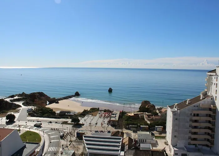 아파트 Da Rocha, 17 H, Frontal Sea View, Wonderful Studio, Air Conditioning, Two Pools, Internet, Parking - Jardins Da Rocha By Ig